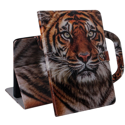 3D Colored Drawing Horizontal Flip Leather Case, with Holder & Card Slot & Wallet & Handle For Galaxy Tab A 8.0 (2019)(Siberian Tiger) by buy2fix