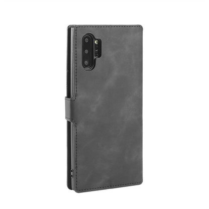 DG.MING Retro Oil Side Horizontal Flip Case with Holder & Card Slots & Wallet for Galaxy Note 10(Black) - Galaxy Phone Cases by DG.MING | Online Shopping UK | buy2fix