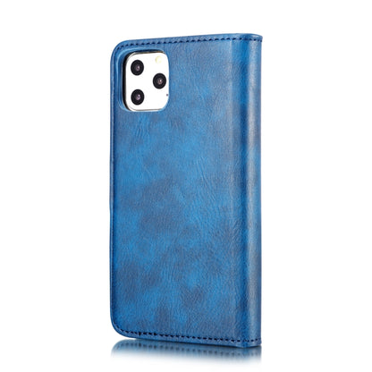 For iPhone 11 Pro Max DG.MING Crazy Horse Texture Flip Detachable Magnetic Leather Case with Holder & Card Slots & Wallet  (Blue) - iPhone 11 Pro Max Cases by DG.MING | Online Shopping UK | buy2fix