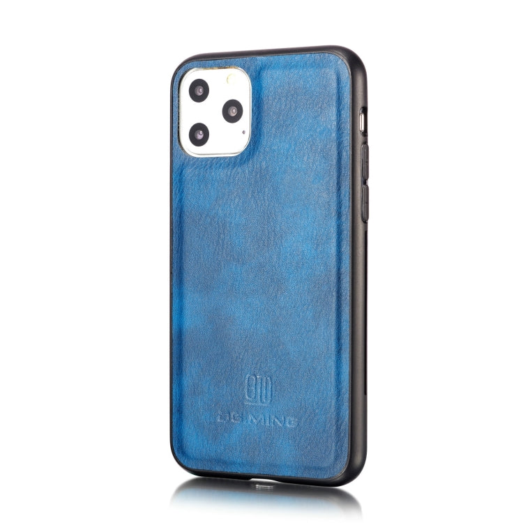 For iPhone 11 Pro Max DG.MING Crazy Horse Texture Flip Detachable Magnetic Leather Case with Holder & Card Slots & Wallet  (Blue) - iPhone 11 Pro Max Cases by DG.MING | Online Shopping UK | buy2fix