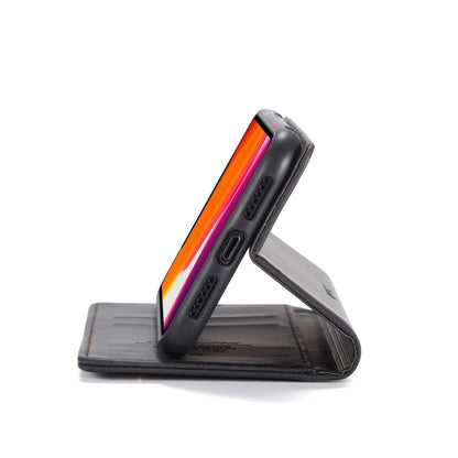 CaseMe-013 Multifunctional Horizontal Flip Leather Case with Card Slot & Holder & Wallet for iPhone 11(Black) by CaseMe