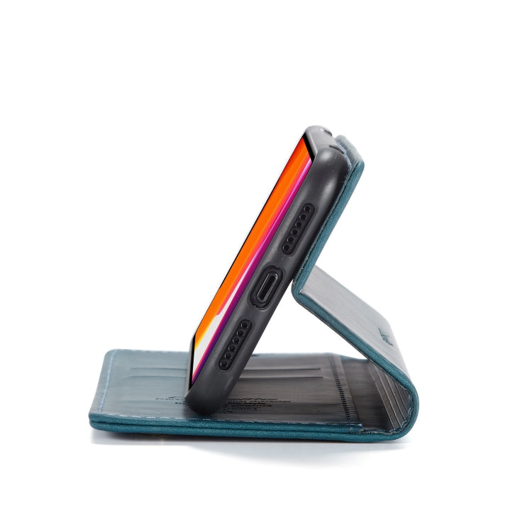 CaseMe-013 Multifunctional Horizontal Flip Leather Case with Card Slot & Holder & Wallet for iPhone 11(Blue) by CaseMe