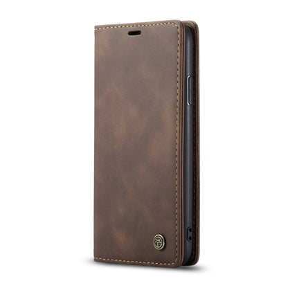 CaseMe-013 Multifunctional Horizontal Flip Leather Case with Card Slot & Holder & Wallet for iPhone 11(coffee) by CaseMe