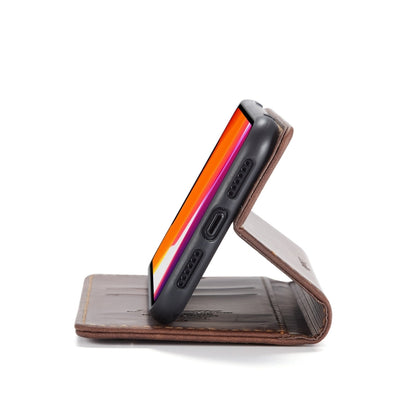 CaseMe-013 Multifunctional Horizontal Flip Leather Case with Card Slot & Holder & Wallet for iPhone 11(coffee) by CaseMe
