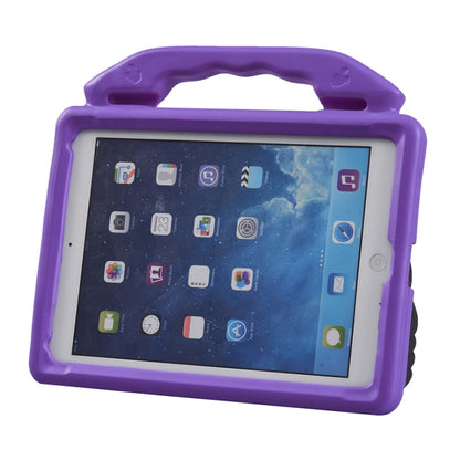 Shockproof EVA Thumb Bumper Case with Handle & Holder for iPad 9.7(Purple) - iPad 9.7 (2018) & (2017) Cases by buy2fix | Online Shopping UK | buy2fix
