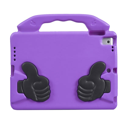 Shockproof EVA Thumb Bumper Case with Handle & Holder for iPad 9.7(Purple) - iPad 9.7 (2018) & (2017) Cases by buy2fix | Online Shopping UK | buy2fix