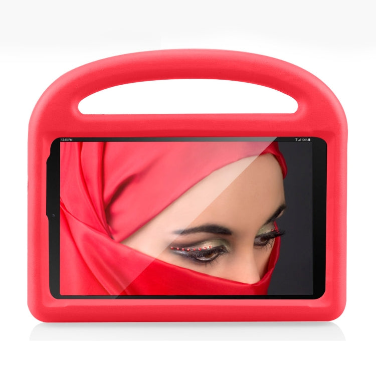 Shockproof EVA Bumper Case with Handle & Holder for Galaxy Tab A 8 (2019) P200 / P205(Red) by buy2fix