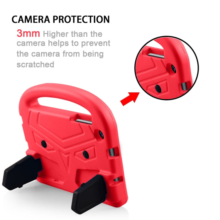 Shockproof EVA Bumper Case with Handle & Holder for Galaxy Tab A 8 (2019) P200 / P205(Red) by buy2fix