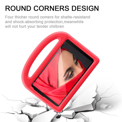 Shockproof EVA Bumper Case with Handle & Holder for Galaxy Tab A 8 (2019) P200 / P205(Red) by buy2fix