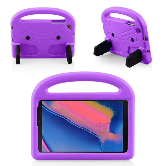 Shockproof EVA Bumper Case with Handle & Holder for Galaxy Tab A 8 (2019) P200 / P205(Purple) by buy2fix