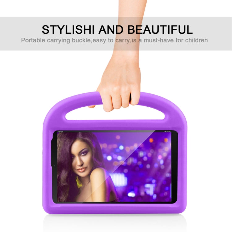 Shockproof EVA Bumper Case with Handle & Holder for Galaxy Tab A 8 (2019) P200 / P205(Purple) by buy2fix