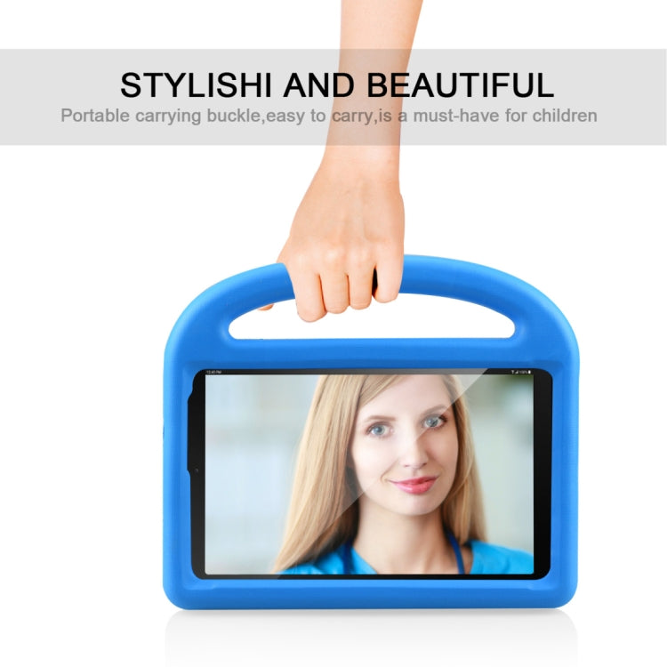 Shockproof EVA Bumper Case with Handle & Holder for Galaxy Tab A 8 (2019) P200 / P205(Blue) by buy2fix