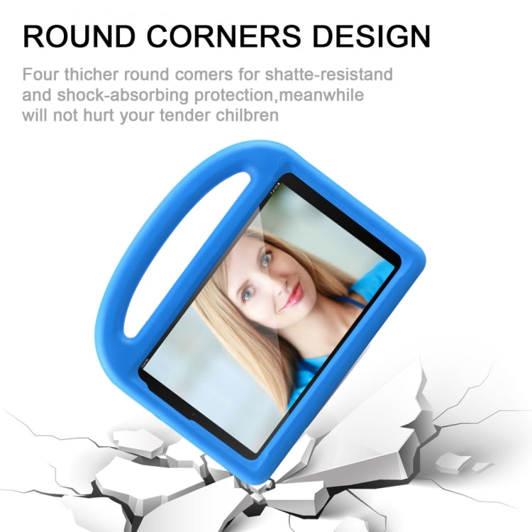 Shockproof EVA Bumper Case with Handle & Holder for Galaxy Tab A 8 (2019) P200 / P205(Blue) by buy2fix