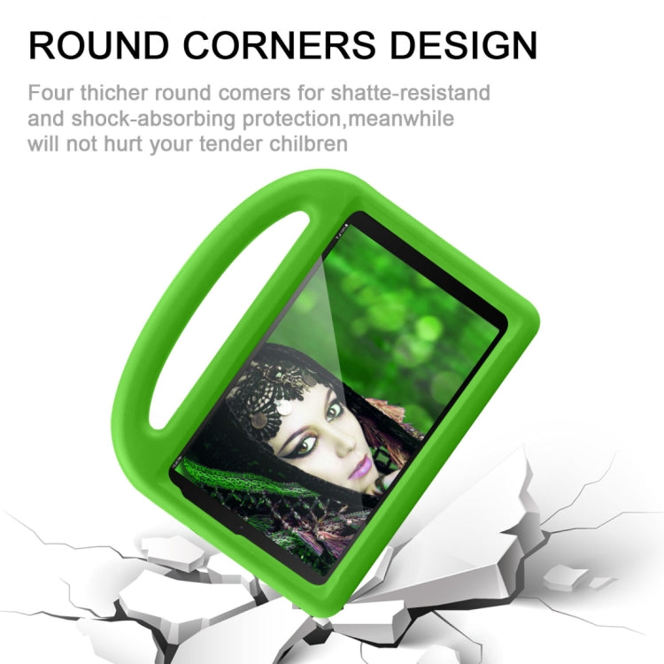 Shockproof EVA Bumper Case with Handle & Holder for Galaxy Tab A 8 (2019) P200 / P205(Green) by buy2fix