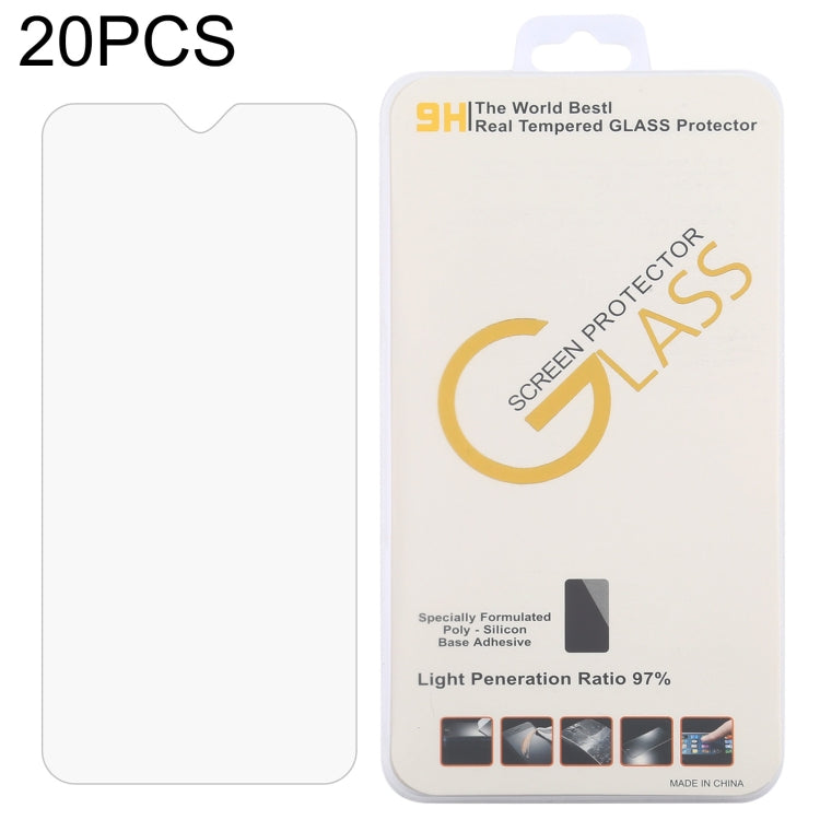 For Blackview BV9800 Pro 20 PCS 0.26mm 9H 2.5D Tempered Glass Film by buy2fix