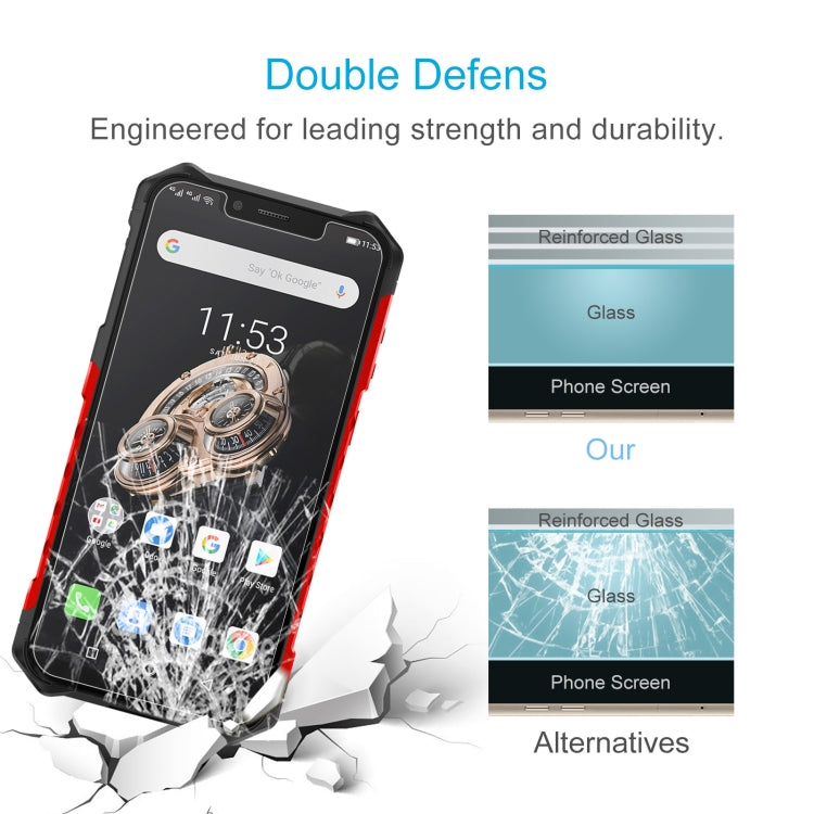 For Ulefone Armor 6S 50 PCS 0.26mm 9H 2.5D Tempered Glass Film by buy2fix