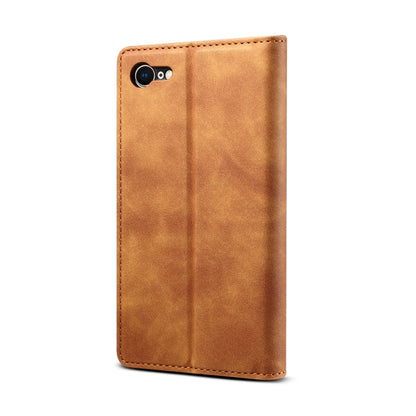 For iPhone SE 2022 / SE 2020 / 8 / 7 GUSSIM GS-001 Business Style Horizontal Flip Skin Feel PU Leather Case with Holder & Card Slots & Wallet & Photo Frame(Brown) - iPhone SE 2022 / 2020 / 8 / 7 Cases by GUSSIM | Online Shopping UK | buy2fix