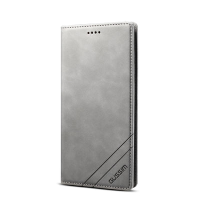 For iPhone 11 Pro GUSSIM GS-001 Business Style Horizontal Flip Skin Feel PU Leather Case with Holder & Card Slots & Wallet & Photo Frame (Gray) - iPhone 11 Pro Cases by GUSSIM | Online Shopping UK | buy2fix