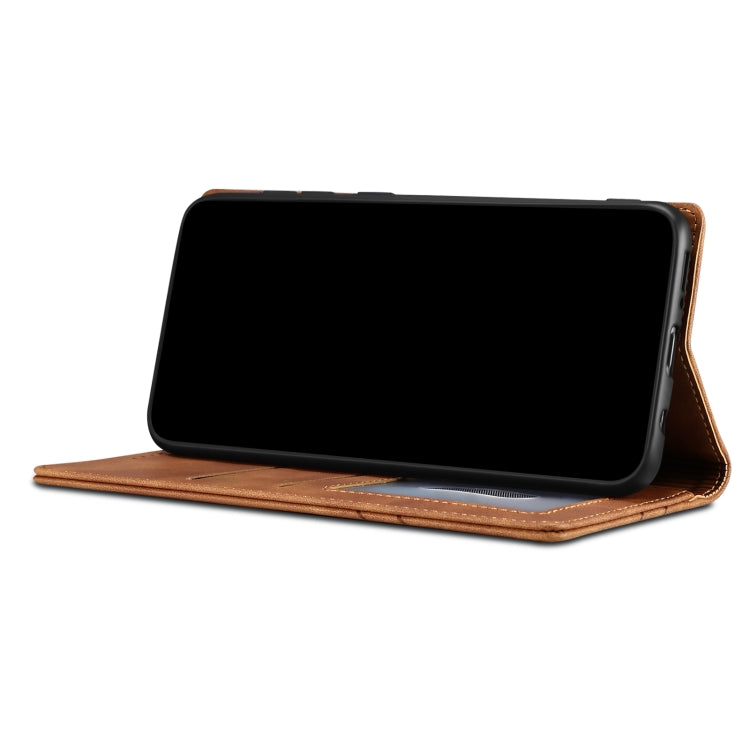 For iPhone 12 Pro Max GUSSIM GS-001 Business Style Horizontal Flip Skin Feel PU Leather Case with Holder & Card Slots & Wallet & Photo Frame(Brown) - iPhone 12 Pro Max Cases by GUSSIM | Online Shopping UK | buy2fix