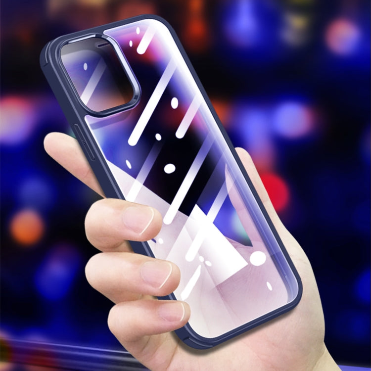 For iPhone 12 / 12 Pro Double-sided Plastic Glass Protective Case(Black) - iPhone 12 / 12 Pro Cases by buy2fix | Online Shopping UK | buy2fix