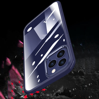 For iPhone 12 Pro Max Double-sided Plastic Glass Protective Case(Green) - iPhone 12 Pro Max Cases by buy2fix | Online Shopping UK | buy2fix