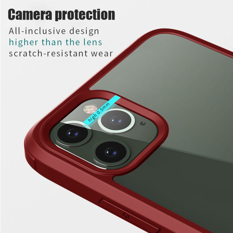 For iPhone 11 Double-sided Plastic Glass Protective Case (Red) - iPhone 11 Cases by buy2fix | Online Shopping UK | buy2fix