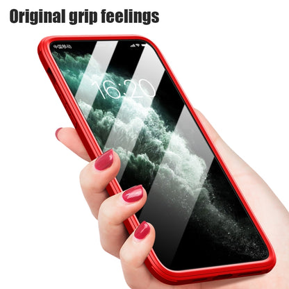 For iPhone 11 Double-sided Plastic Glass Protective Case (Red) - iPhone 11 Cases by buy2fix | Online Shopping UK | buy2fix