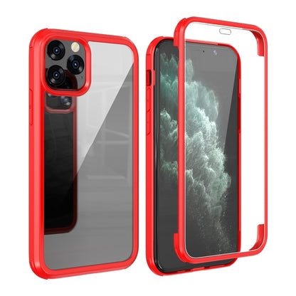 For iPhone 11 Pro Max Double-sided Plastic Glass Protective Case (Red) - iPhone 11 Pro Max Cases by buy2fix | Online Shopping UK | buy2fix