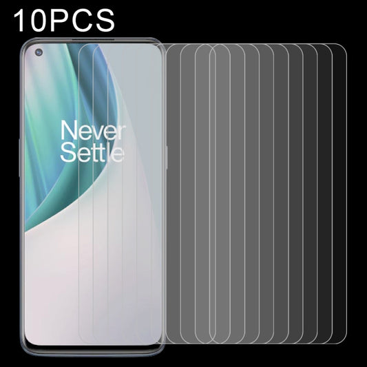 For OnePlus Nord N10 5G 10 PCS 0.26mm 9H 2.5D Tempered Glass Film by buy2fix