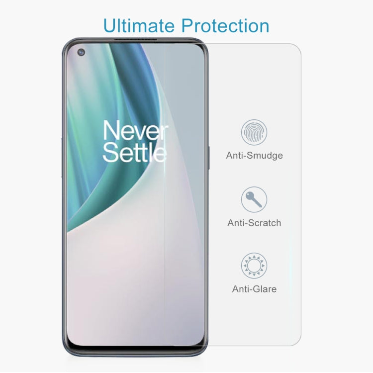 For OnePlus Nord N10 5G 10 PCS 0.26mm 9H 2.5D Tempered Glass Film by buy2fix