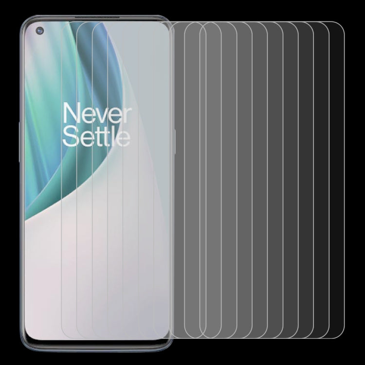 For OnePlus Nord N10 5G 10 PCS 0.26mm 9H 2.5D Tempered Glass Film by buy2fix