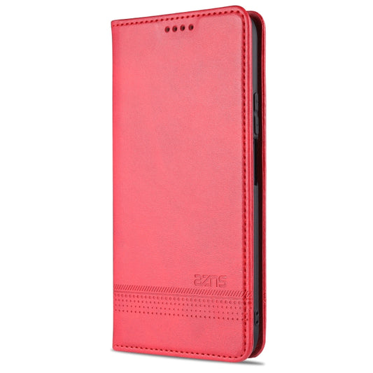 For Huawei Enjoy 20 Pro / Enjoy Z 5G AZNS Magnetic Calf Texture Horizontal Flip Leather Case with Card Slots & Holder & Wallet(Red) - Huawei Cases by AZNS | Online Shopping UK | buy2fix