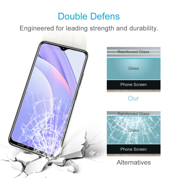 10 PCS For Xiaomi Redmi Note 9 4G 0.26mm 9H 2.5D Tempered Glass Film by buy2fix