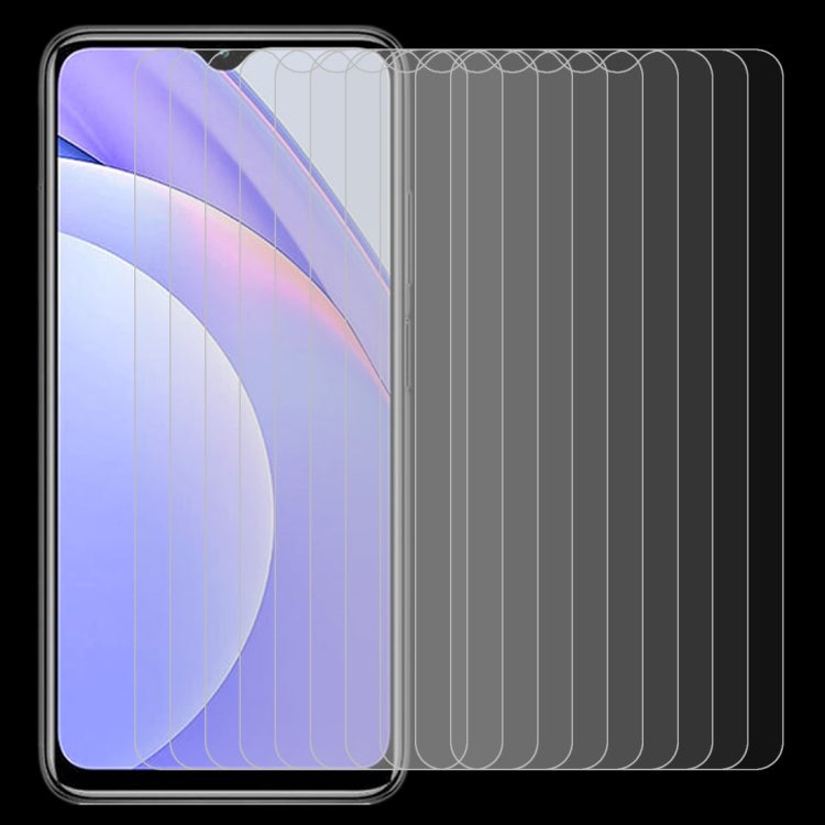 10 PCS For Xiaomi Redmi Note 9 4G 0.26mm 9H 2.5D Tempered Glass Film by buy2fix
