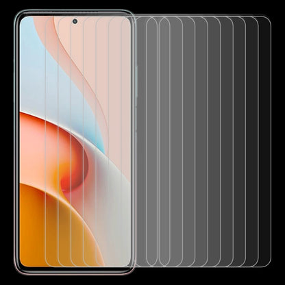 10 PCS For Xiaomi Redmi Note 9 Pro 5G 0.26mm 9H 2.5D Tempered Glass Film by buy2fix