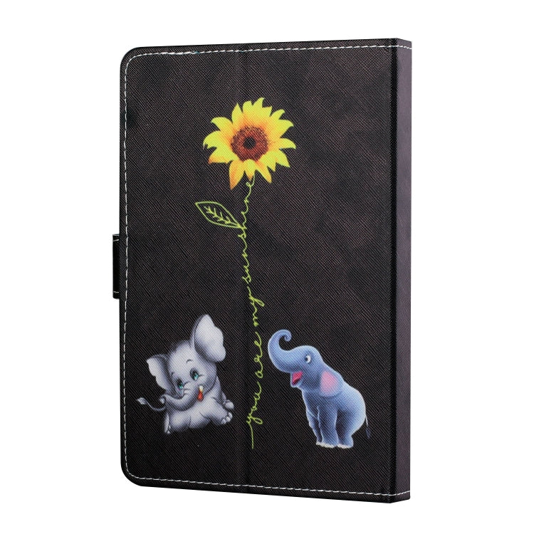 For 7 inch Tablet PC Universal Colored Drawing Horizontal Flip Leather Case with Holder & Card Slots(Elephant) - 7 inch by buy2fix | Online Shopping UK | buy2fix