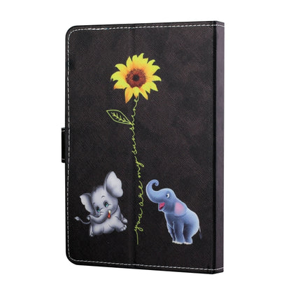 For 7 inch Tablet PC Universal Colored Drawing Horizontal Flip Leather Case with Holder & Card Slots(Elephant) - 7 inch by buy2fix | Online Shopping UK | buy2fix