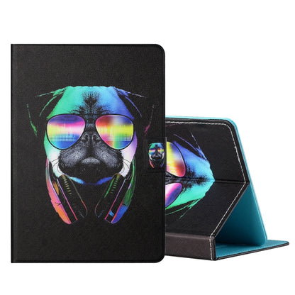 For 7 inch Tablet PC Universal Colored Drawing Horizontal Flip Leather Case with Holder & Card Slots(Eye Dog) - 7 inch by buy2fix | Online Shopping UK | buy2fix
