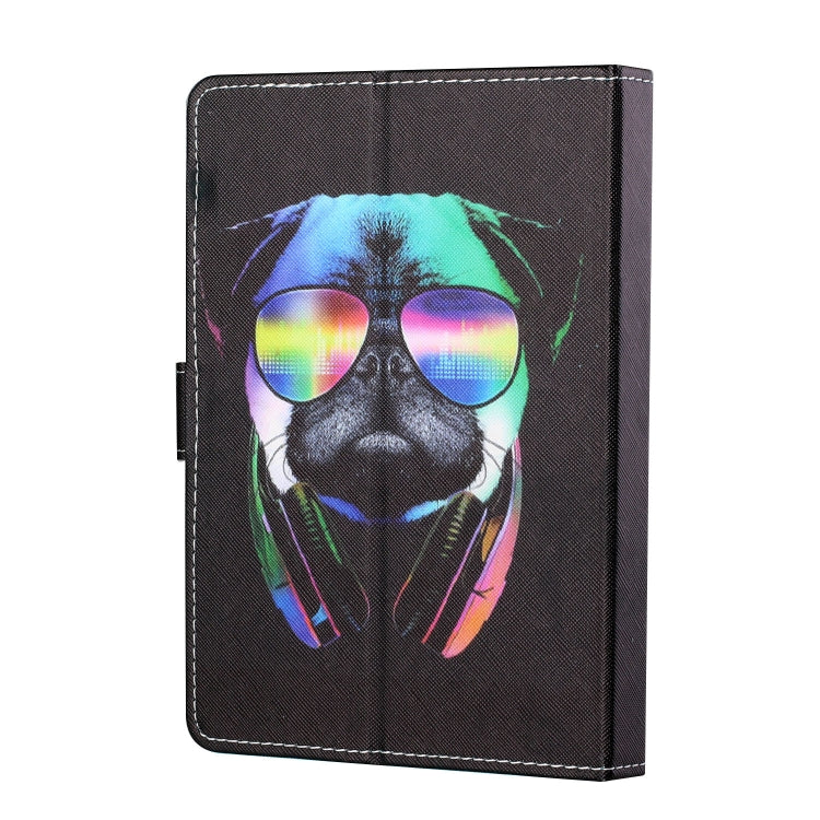 For 7 inch Tablet PC Universal Colored Drawing Horizontal Flip Leather Case with Holder & Card Slots(Eye Dog) - 7 inch by buy2fix | Online Shopping UK | buy2fix