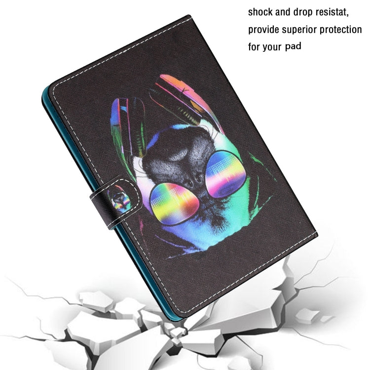 For 7 inch Tablet PC Universal Colored Drawing Horizontal Flip Leather Case with Holder & Card Slots(Eye Dog) - 7 inch by buy2fix | Online Shopping UK | buy2fix