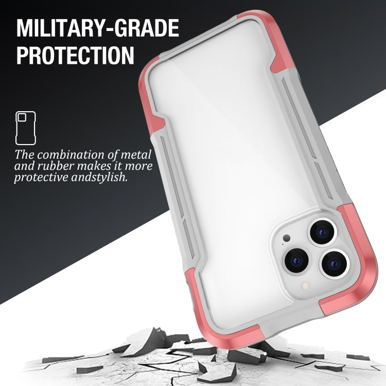 For iPhone 12 Pro Max iPAKY Thunder Series Aluminum alloy Shockproof Protective Case(Rose gold) - iPhone 12 Pro Max Cases by iPAKY | Online Shopping UK | buy2fix
