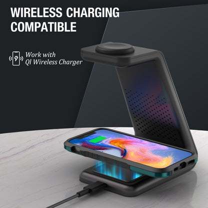 For iPhone 12 mini iPAKY Thunder Series Aluminum alloy Shockproof Protective Case (Green) - iPhone 12 mini Cases by iPAKY | Online Shopping UK | buy2fix