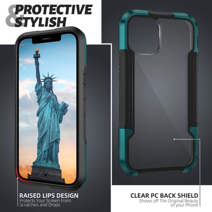 For iPhone 12 mini iPAKY Thunder Series Aluminum alloy Shockproof Protective Case (Green) - iPhone 12 mini Cases by iPAKY | Online Shopping UK | buy2fix