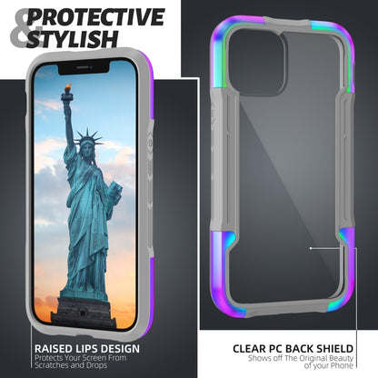For iPhone 12 mini iPAKY Thunder Series Aluminum alloy Shockproof Protective Case (Rainbow) - iPhone 12 mini Cases by iPAKY | Online Shopping UK | buy2fix