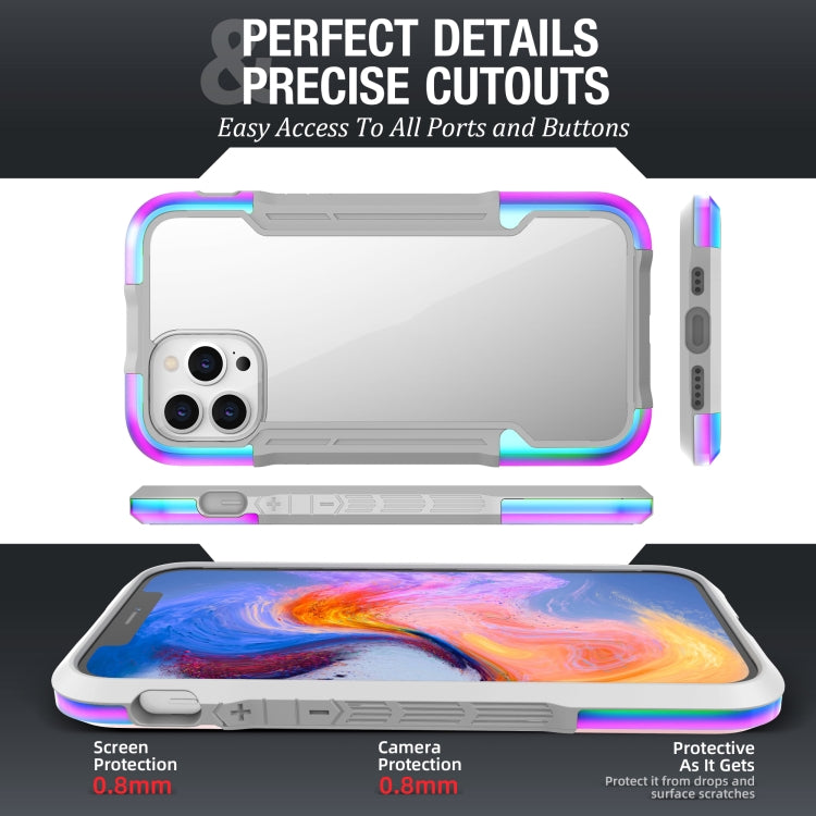 For iPhone 12 mini iPAKY Thunder Series Aluminum alloy Shockproof Protective Case (Rainbow) - iPhone 12 mini Cases by iPAKY | Online Shopping UK | buy2fix