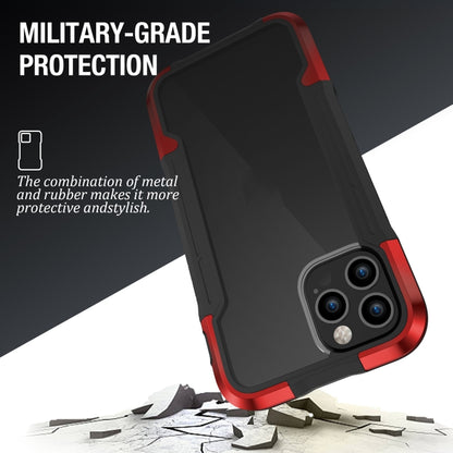 For iPhone 12 mini iPAKY Thunder Series Aluminum alloy Shockproof Protective Case (Red) - iPhone 12 mini Cases by iPAKY | Online Shopping UK | buy2fix