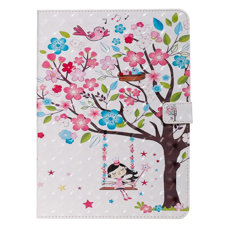 3D Painted Pattern Horizontal Flip Leather Case with Holder & Card Slots & Wallet & Sleep / Wake-up Function For iPad Air 2022 / 2020 10.9 /iPad Pro 11 2020 / 2018(Girl Under The Tree) - iPad Air (2022) / (2020) 10.9 Cases by buy2fix | Online Shopping UK | buy2fix
