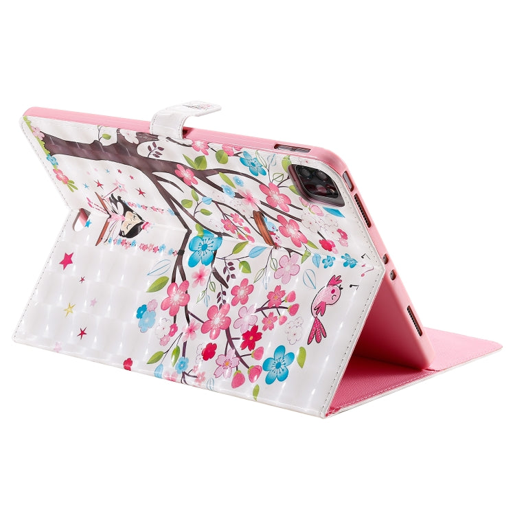 3D Painted Pattern Horizontal Flip Leather Case with Holder & Card Slots & Wallet & Sleep / Wake-up Function For iPad Air 2022 / 2020 10.9 /iPad Pro 11 2020 / 2018(Girl Under The Tree) - iPad Air (2022) / (2020) 10.9 Cases by buy2fix | Online Shopping UK | buy2fix