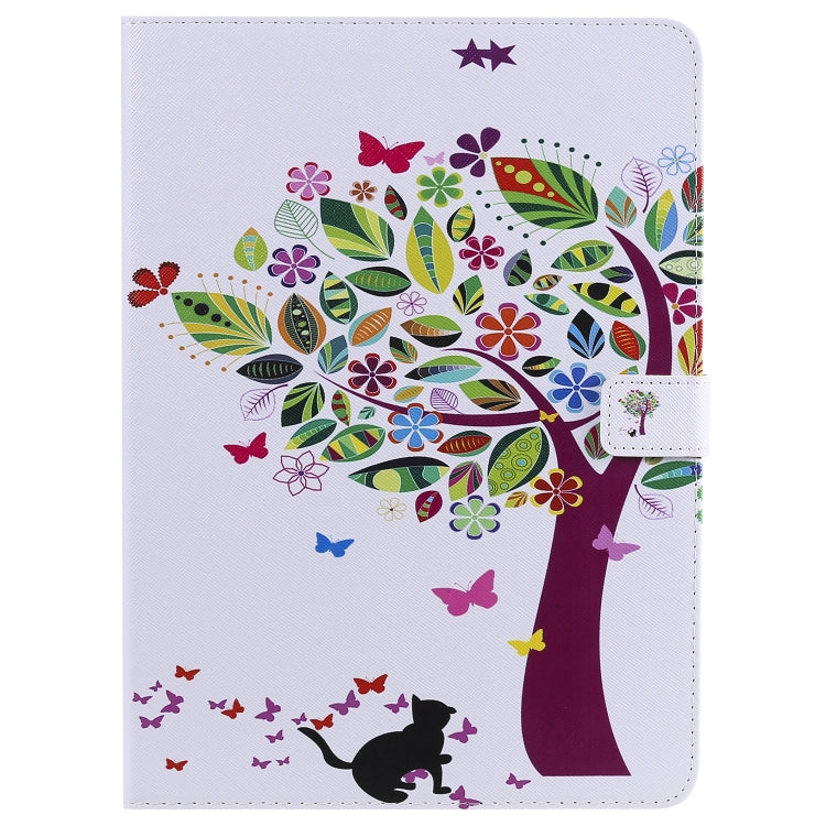 Painted Pattern Horizontal Flip Leather Case with Holder & Card Slots & Wallet & Sleep / Wake-up Function For iPad Air 2022 / 2020 10.9 /iPad Pro 11 2020 / 2018(Cat and Tree) - iPad Air (2022) / (2020) 10.9 Cases by buy2fix | Online Shopping UK | buy2fix