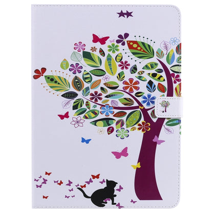 Painted Pattern Horizontal Flip Leather Case with Holder & Card Slots & Wallet & Sleep / Wake-up Function For iPad Air 2022 / 2020 10.9 /iPad Pro 11 2020 / 2018(Cat and Tree) - iPad Air (2022) / (2020) 10.9 Cases by buy2fix | Online Shopping UK | buy2fix